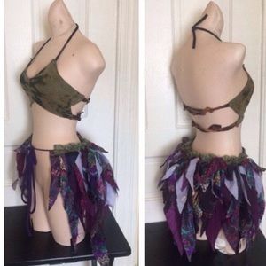 Forest Fairy Woodland Pixie Wrap Skirt Custom